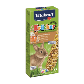 Vitakraft Krcker 2-pak m. popcorn - kanin